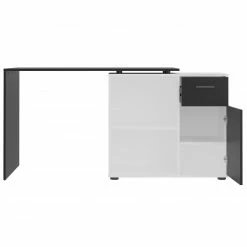 Schreibtisch - schwarz-weiß - variabel stellbar -Günstiges Büro Geschäft 0131003903 04 1600Wx1600H