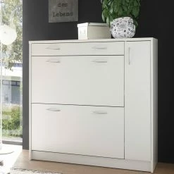 Schuhkipper - weiß - 108 cm breit -Günstiges Büro Geschäft 0153001502 05 1600Wx1600H