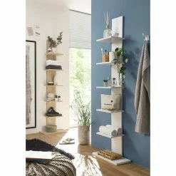 Regal - weiß - 180 cm hoch -Günstiges Büro Geschäft 0153002000 07 1600Wx1600H