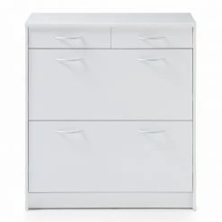 Schuhkipper - weiß - 87 cm breit