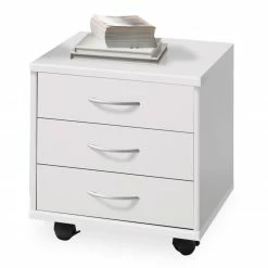 Rollcontainer - weiß - 46 cm breit