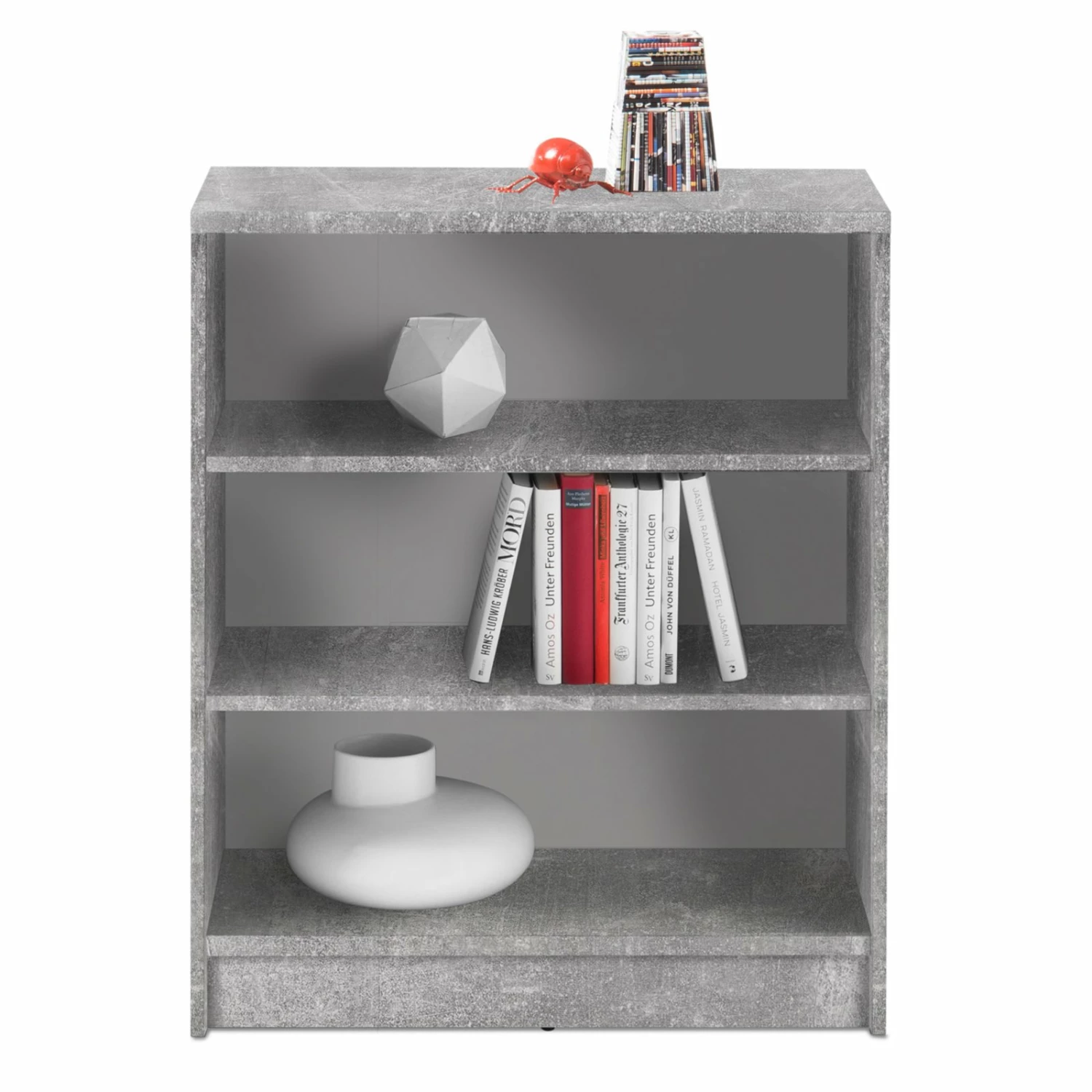 Regal - Beton-weiß - 86 cm hoch 3 Regal - Beton-weiß - 86 cm hoch