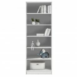 Regal - weiß - 5 Einlegeböden - 72 cm breit