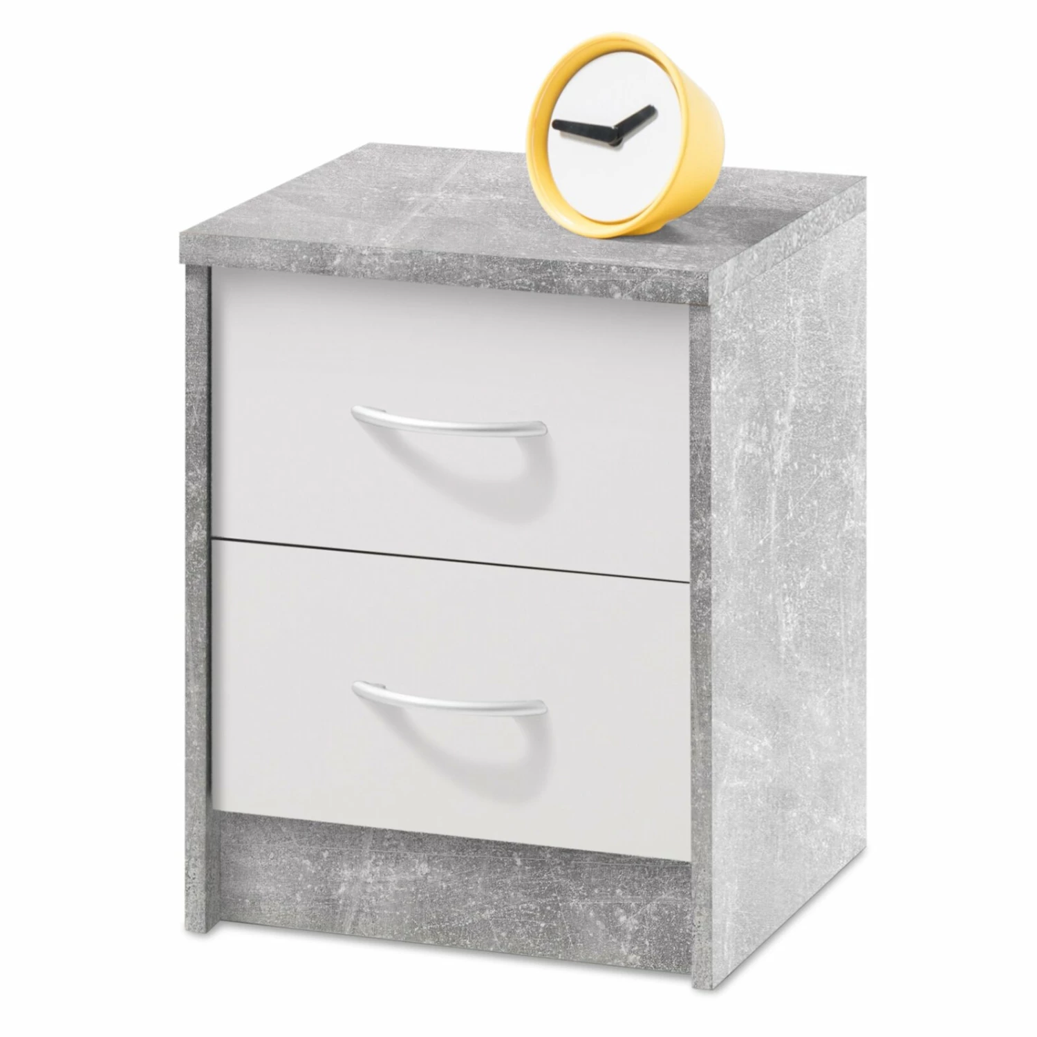 Kommode - Beton-weiß - 38 cm 3 Kommode - Beton-weiß - 38 cm