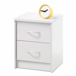 Kommode - weiß - 38 cm