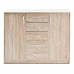 Kommode - Sonoma Eiche - 5 Schubkästen