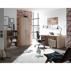 Hochschrank - Sonoma Eiche - 198 cm hoch -Günstiges Büro Geschäft 0153014400 03 1600Wx1600H