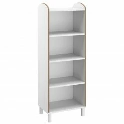 Regalelement - alpinweiß - 4 Fächer - 47 cm