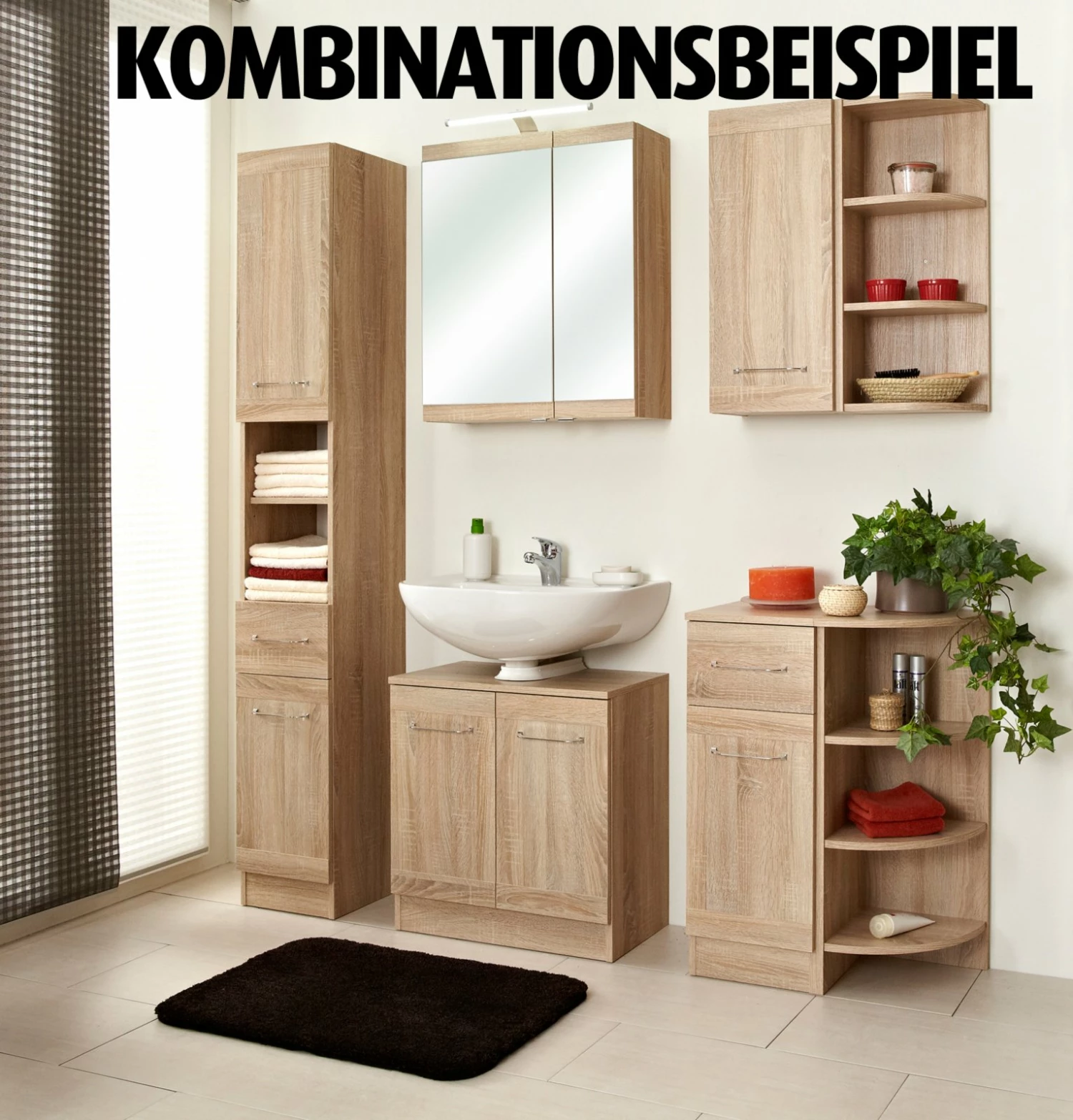 Abschlussecke - Eiche natur - 31 cm breit 4 Abschlussecke - Eiche natur - 31 cm breit – Bild 2