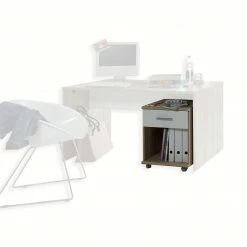 Rollcontainer - San Remo Eiche - 46 cm breit