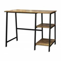 Schreibtisch - Walnuss-schwarz - 105x47 cm