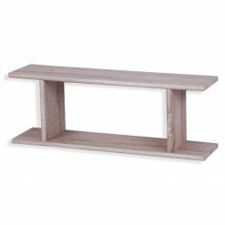 Wandregal - Sonoma Eiche - 2 Ablagen - 80 cm