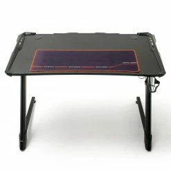 Gaming-Schreibtisch - schwarz - mit LED-Beleuchtung -Günstiges Büro Geschäft 1015053200 07 1600Wx1600H