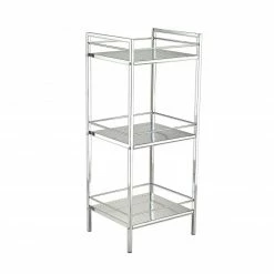 Badregal - chrom - 3 Böden