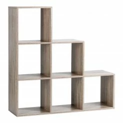 Raumteiler - Sonoma Eiche - 6 Fächer - 104x108 cm