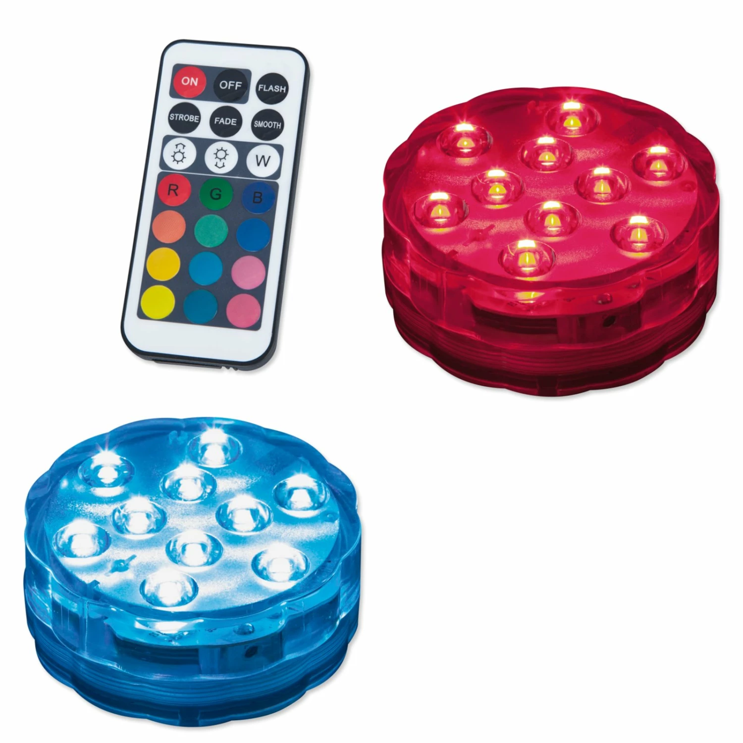 LAMPURA LED-RGB-Dekoleuchte - Kunststoff - mit Fernbedienung 4 LAMPURA LED-RGB-Dekoleuchte - Kunststoff - mit Fernbedienung – Bild 2