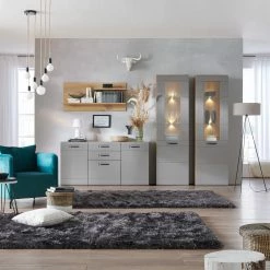 Luca Bessoni Wandpaneel AURIS - Flagstaff Eiche - 120 cm -Günstiges Büro Geschäft 1016021200 03 1600Wx1600H