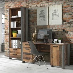 Regal - Old Wood Vintage - Betonoptik -Günstiges Büro Geschäft 1023005000 02 1600Wx1600H