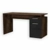 Schreibtisch - Schlammeiche-Schwarzeiche - 140 cm breit -Günstiges Büro Geschäft 1023007601 1600Wx1600H