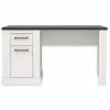 Schreibtisch - Pinie weiß - Touchwood - 138 cm -Günstiges Büro Geschäft 1023008700 1600Wx1600H
