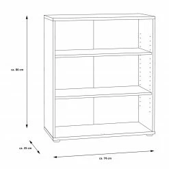 Regal - Artisan Eiche - 74x86 cm 10 Regal - Artisan Eiche - 74x86 cm -Günstiges Büro Geschäft 1023011400 05 1600Wx1600H