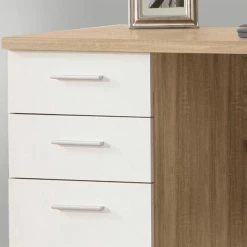 Schreibtisch - Eiche Sonoma - 145 cm -Günstiges Büro Geschäft 1023019004 02 1600Wx1600H