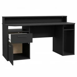 Gaming-Schreibtisch - schwarz-matt - 160 cm breit 18 Gaming-Schreibtisch - schwarz-matt - 160 cm breit -Günstiges Büro Geschäft 1023020100 03 1600Wx1600H