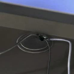 Gaming-Schreibtisch - schwarz-matt - 160 cm breit 24 Gaming-Schreibtisch - schwarz-matt - 160 cm breit -Günstiges Büro Geschäft 1023020100 09 1600Wx1600H