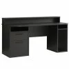 Gaming-Schreibtisch - schwarz-matt - 160 cm breit -Günstiges Büro Geschäft 1023020100 1600Wx1600H