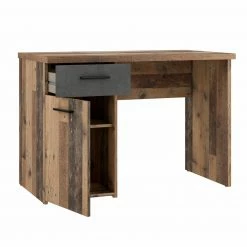 Schreibtisch - Oldwood Vintage - Betonoptik - 110 cm breit -Günstiges Büro Geschäft 1023028401 04 1600Wx1600H