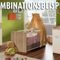 Wandregal - Sonoma Eiche-weiß - 80 cm -Günstiges Büro Geschäft 1023029100 02 1600Wx1600H