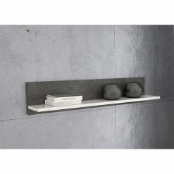 Wandboard - Betonoptik - weiß - 125 cm breit -Günstiges Büro Geschäft 1023037700 03 1600Wx1600H