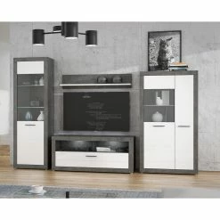 Wandboard - Betonoptik - weiß - 125 cm breit -Günstiges Büro Geschäft 1023037700 04 1600Wx1600H