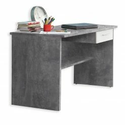 Schreibtisch - Betonoptik - 110 cm