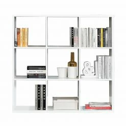 Standregal - weiß - 107,3 cm hoch -Günstiges Büro Geschäft 1023078400 04 1600Wx1600H