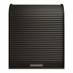 Jalousieschrank - Schwarzstahloptik-Graphitoptik - 69 cm