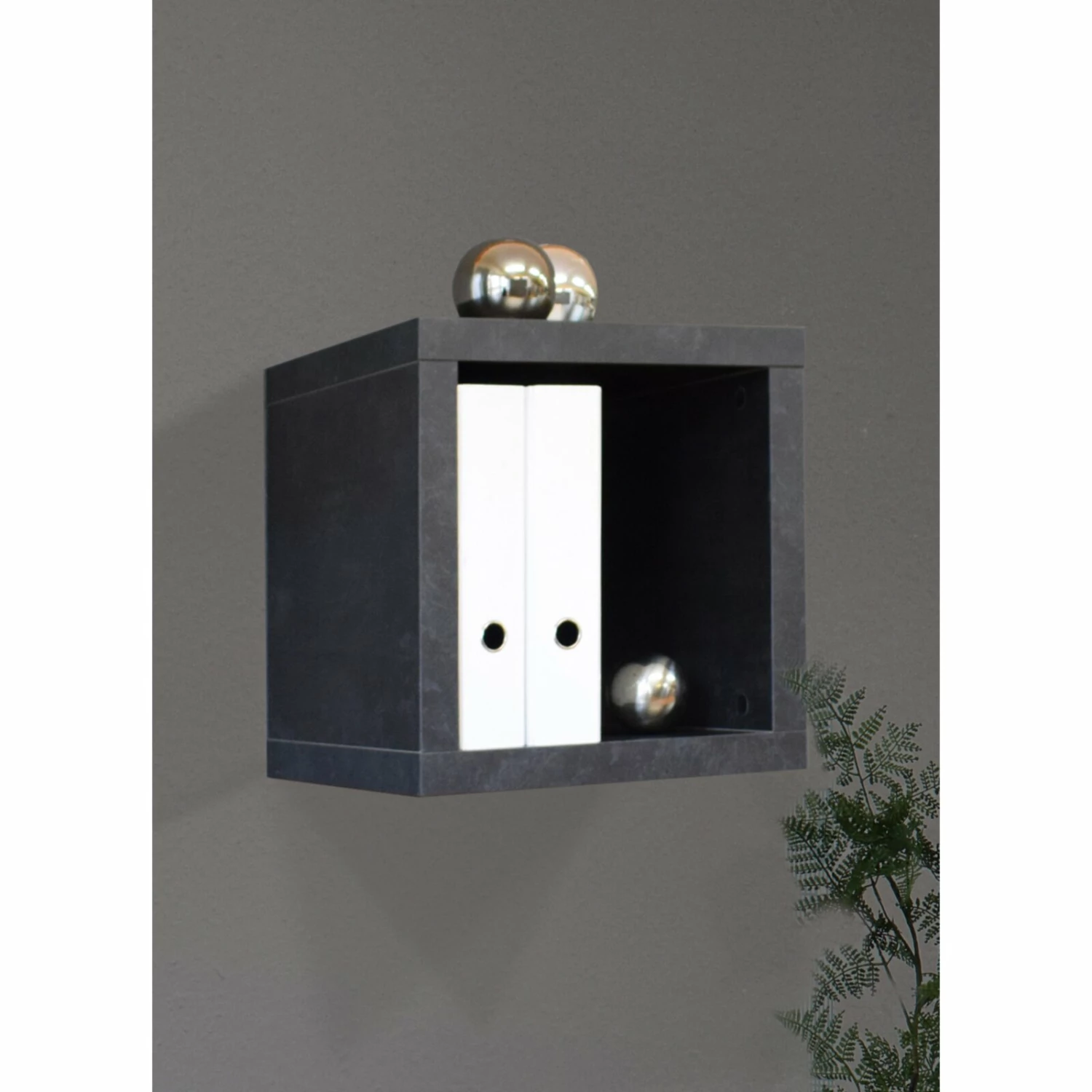 Würfelregal - Schwarzstahloptik - 40 cm 4 Würfelregal - Schwarzstahloptik - 40 cm – Bild 2