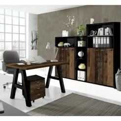 Türen - Texas Oak - Metallgriffe 5 Türen - Texas Oak - Metallgriffe -Günstiges Büro Geschäft 1205003500 02 1600Wx1600H