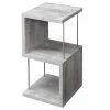 Standregal - Betonoptik - silber - 65 cm hoch -Günstiges Büro Geschäft 1205009101 1600Wx1600H
