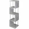 Standregal - Betonoptik - silber - 126 cm -Günstiges Büro Geschäft 1205009201 1600Wx1600H