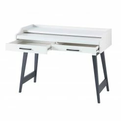 Sekretär - weiß-grau - ausziehbar 8 Sekretär - weiß-grau - ausziehbar -Günstiges Büro Geschäft 1226000600 02 1600Wx1600H