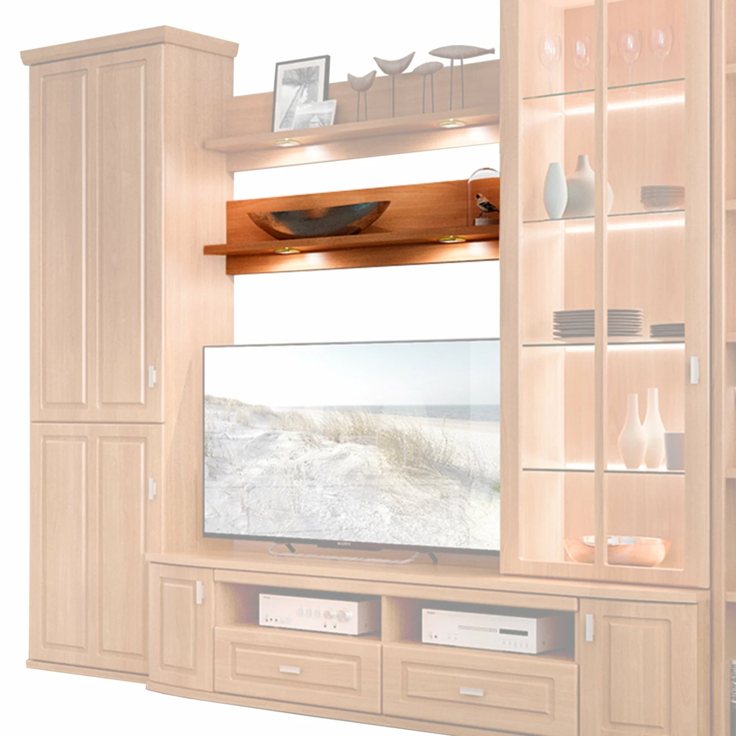 Wandboard - Kirschbaum - 120 cm 3 Wandboard - Kirschbaum - 120 cm