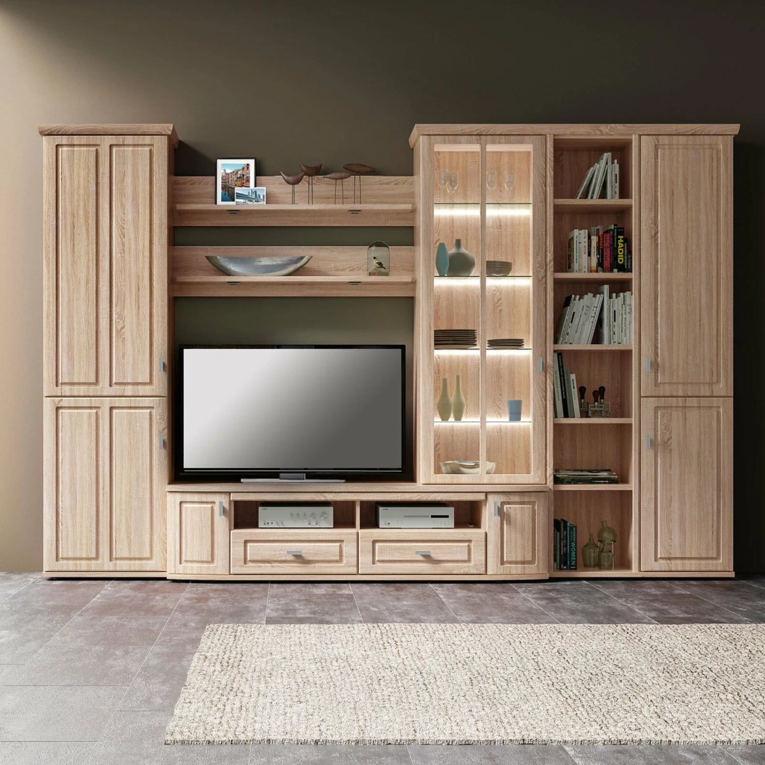 Wandboard - Sonoma Eiche - 120 cm 5 Wandboard - Sonoma Eiche - 120 cm – Bild 3