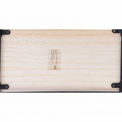 Wandregal - schwarz-natur - 58 cm -Günstiges Büro Geschäft 1257000200 12 1600Wx1600H