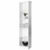 Regal LANDWOOD - weiß - 200 cm hoch -Günstiges Büro Geschäft 1332004800 1600Wx1600H
