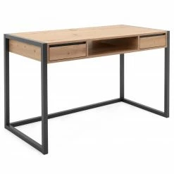 Schreibtisch DENVER - Artisan Eiche-anthrazit - 120 cm -Günstiges Büro Geschäft 1332006200 05 1600Wx1600H