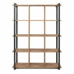 Standregal DENVER - Artisan Eiche-anthrazit - 145 cm