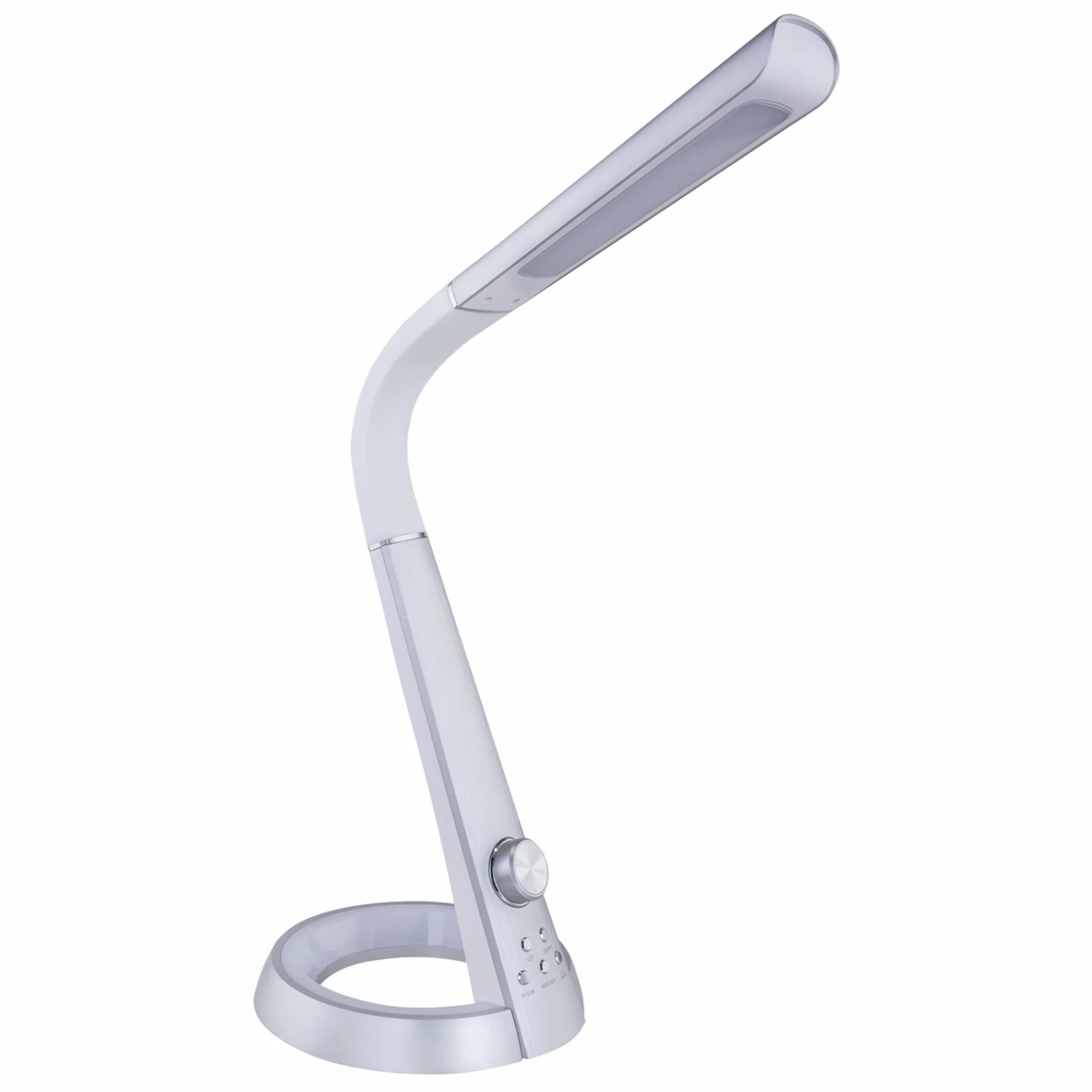 LED-Schreibtischleuchte - RGB - silber - 64 cm hoch 4 LED-Schreibtischleuchte - RGB - silber - 64 cm hoch – Bild 2