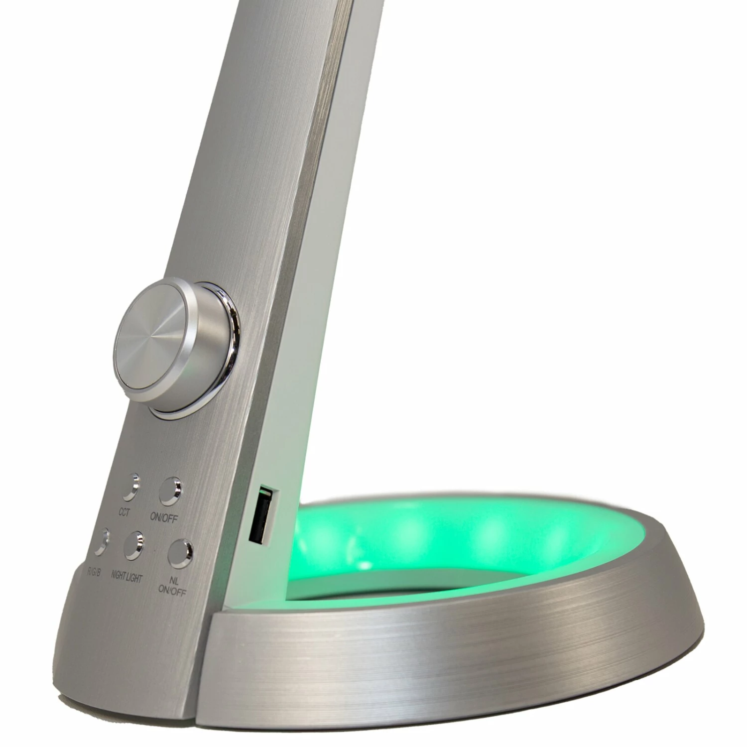 LED-Schreibtischleuchte - RGB - silber - 64 cm hoch 8 LED-Schreibtischleuchte - RGB - silber - 64 cm hoch – Bild 6