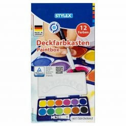 Deckfarbkasten - 12 Farben - mit Deckweiss 7 Deckfarbkasten - 12 Farben - mit Deckweiss -Günstiges Büro Geschäft 2279002200 03 1600Wx1600H